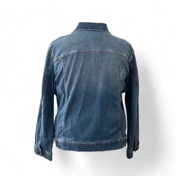 ST. JOHN'S BAY Classic Denim Jacket with stretch, NWT! Size 2X - Picture 4 of 8